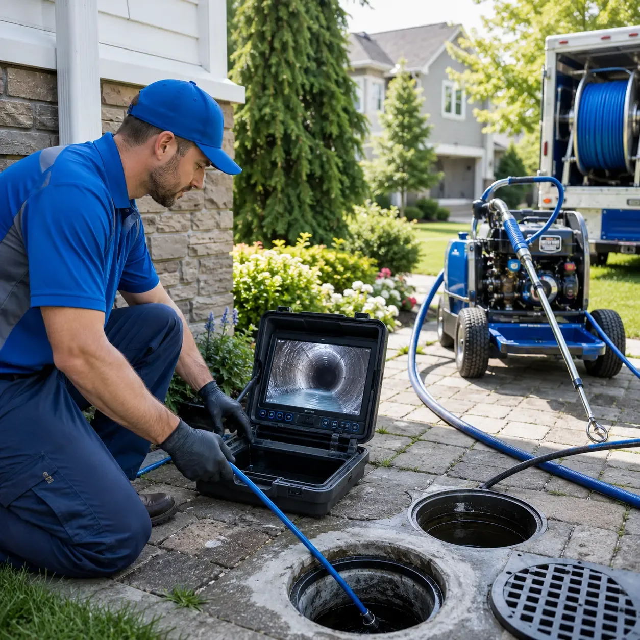 Outdoor drain cleaning professionals serving Lublin, WI