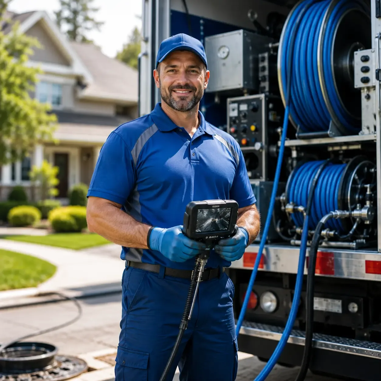 Local outdoor drain cleaning specialists in Lublin, WI